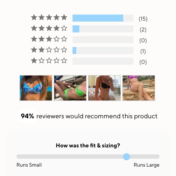 NWT Frankie’s Bikini Top - Picture 5 of 5